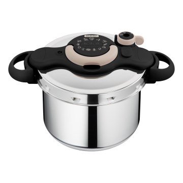 Tefal - Pentola a pressione 6 l CLIPSINMINUT' NATURAL ECO RESPECT