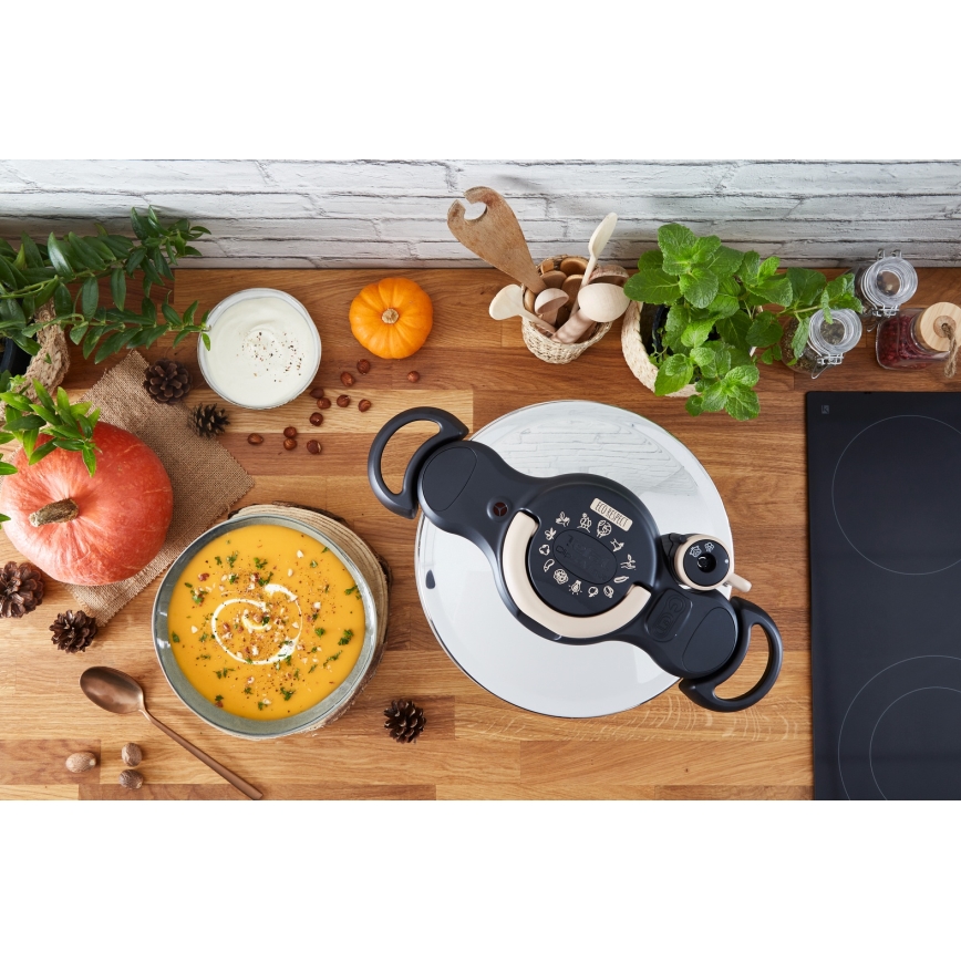 Tefal - Pentola a pressione 6 l CLIPSINMINUT' NATURAL ECO RESPECT