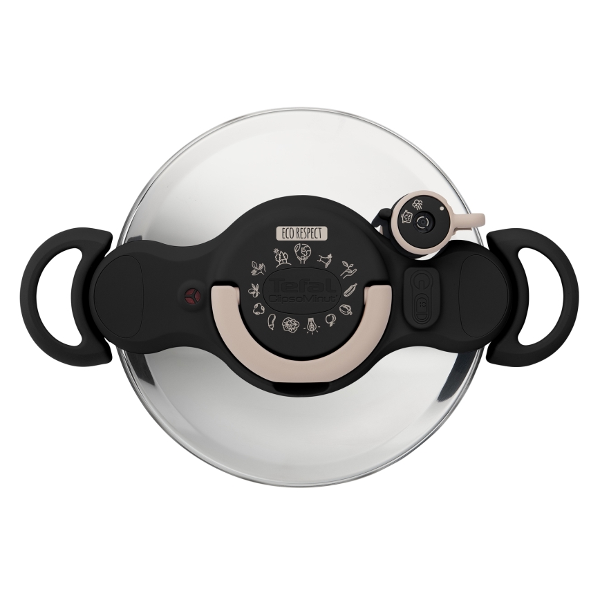 Tefal - Pentola a pressione 6 l CLIPSINMINUT' NATURAL ECO RESPECT