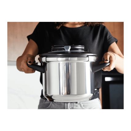 Tefal - Pentola a pressione 6 l CLIPSO+ CHEF acciaio inossidabile