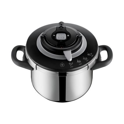 Tefal - Pentola a pressione 6 l CLIPSO+ CHEF acciaio inossidabile