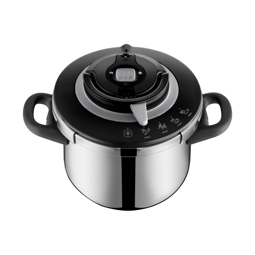 Tefal - Pentola a pressione 6 l CLIPSO+ CHEF acciaio inossidabile