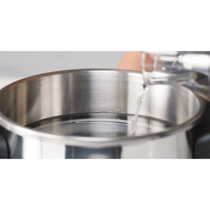 Tefal - Pentola a pressione 8 l CLIPSO+ CHEF acciaio inossidabile