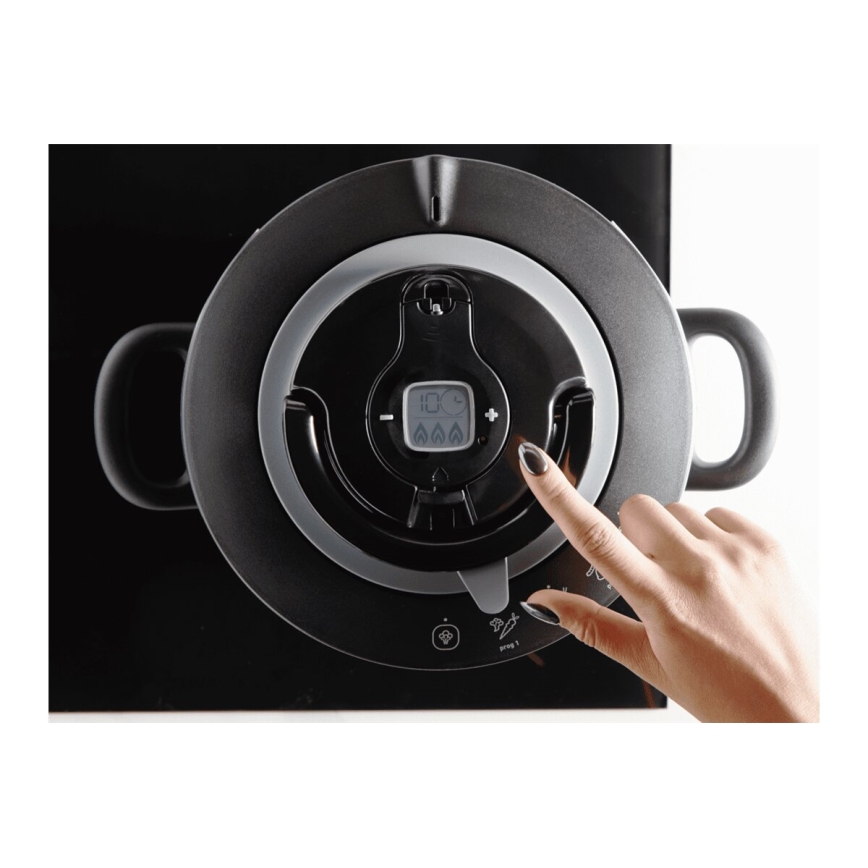Tefal - Pentola a pressione 8 l CLIPSO+ CHEF acciaio inossidabile