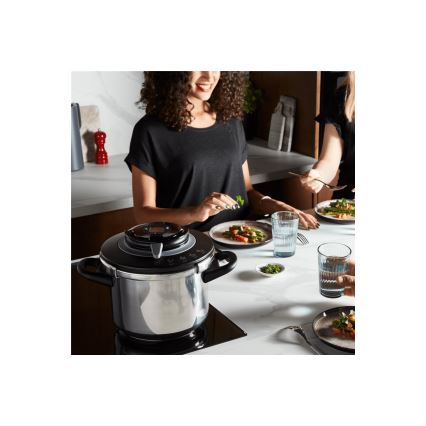 Tefal - Pentola a pressione 8 l CLIPSO+ CHEF acciaio inossidabile