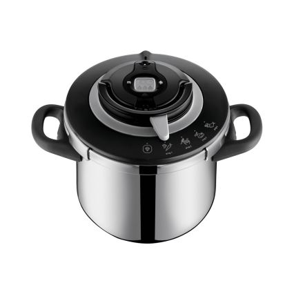 Tefal - Pentola a pressione 8 l CLIPSO+ CHEF acciaio inossidabile