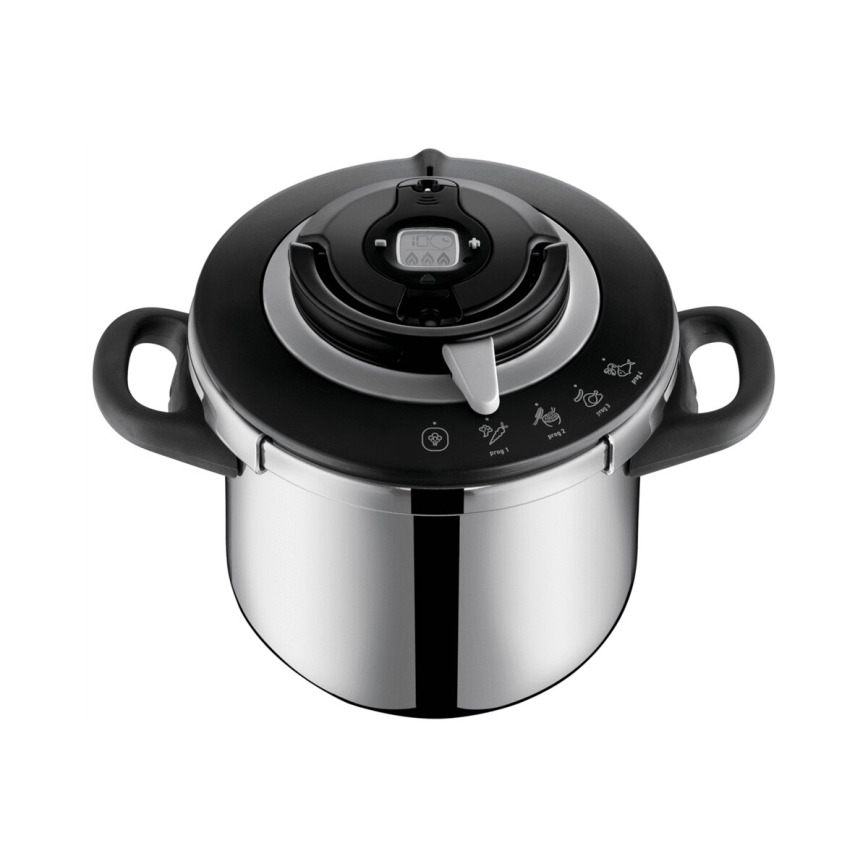 Tefal - Pentola a pressione 8 l CLIPSO+ CHEF acciaio inossidabile
