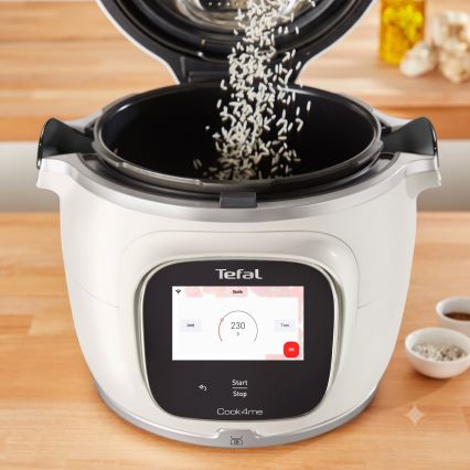 Tefal - Pentola a pressione elettrica multifunzione 6 l COOK4ME TOUCH PRO 1600W/230V Wi-Fi