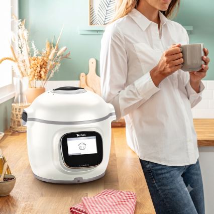 Tefal - Pentola a pressione elettrica multifunzione 6 l COOK4ME TOUCH PRO 1600W/230V Wi-Fi