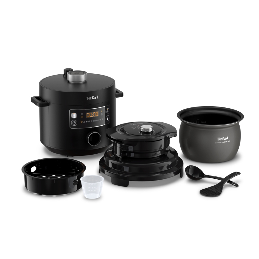 Tefal - Pentola a pressione elettrica multifunzione 7,6 l 1200W/230V nera