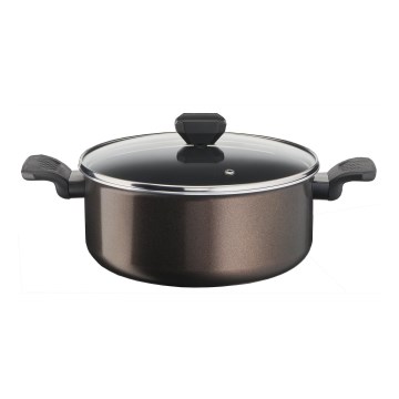 Tefal - Pentola con coperchio EASY COOK&CLEAN 24 cm