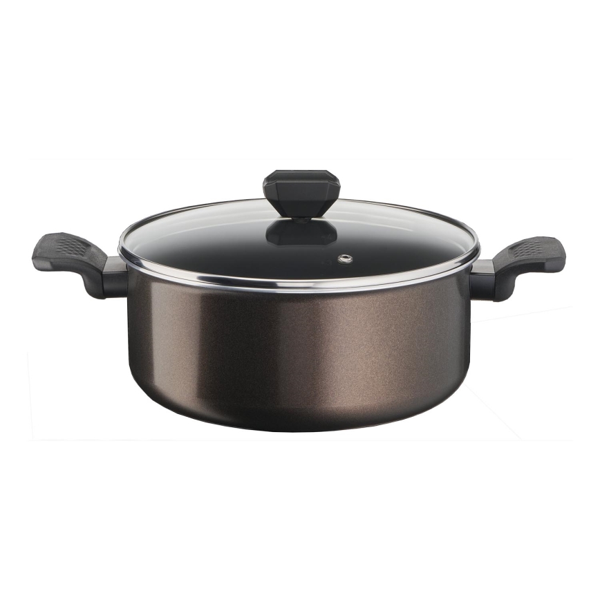 Tefal - Pentola con coperchio EASY COOK&CLEAN 24 cm