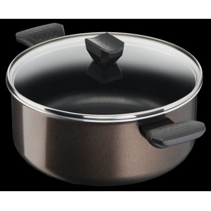 Tefal - Pentola con coperchio EASY COOK&CLEAN 24 cm