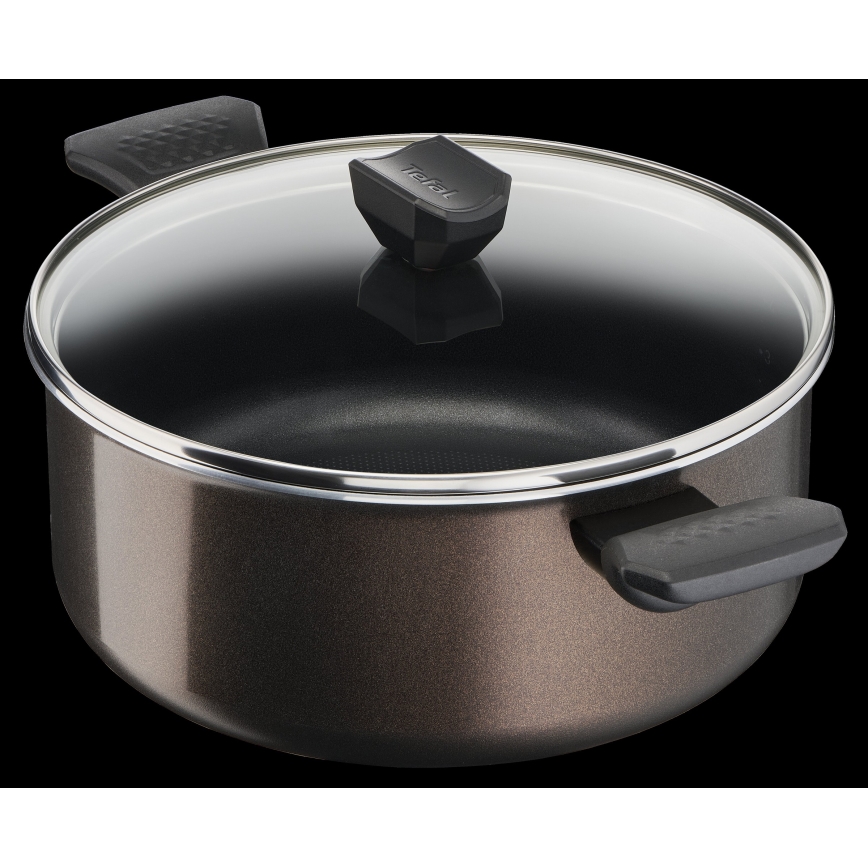 Tefal - Pentola con coperchio EASY COOK&CLEAN 24 cm