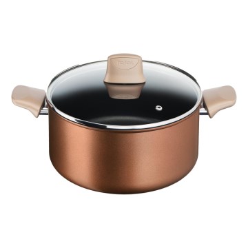 Tefal - Pentola con coperchio RESPECT Ø 24 cm