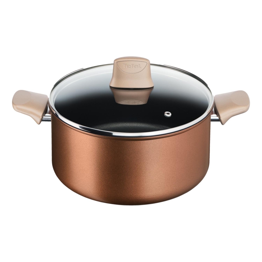 Tefal - Pentola con coperchio RESPECT Ø 24 cm