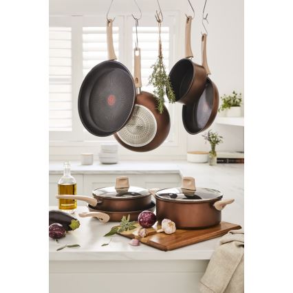 Tefal - Pentola con coperchio RESPECT Ø 24 cm