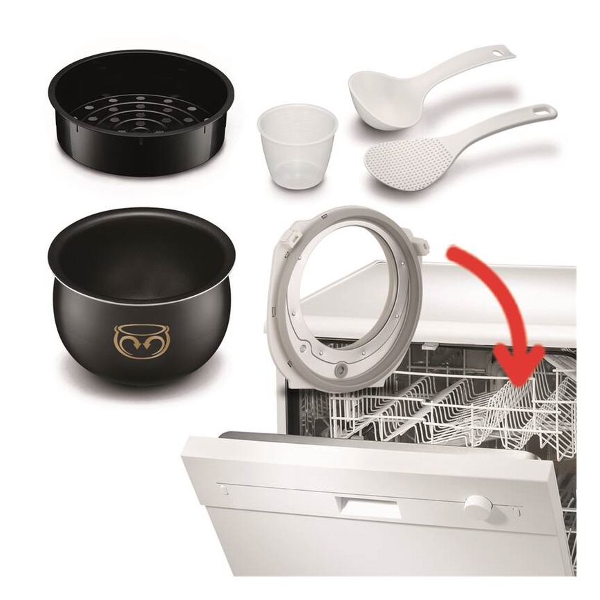 Tefal - Pentola elettrica multifunzionale FUZZY 750W/230V