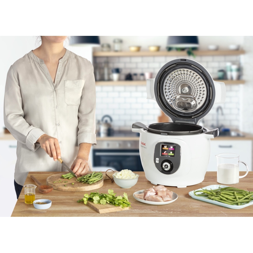Tefal - Pentola elettrica multifunzione 6 l 1600W/230V bianca
