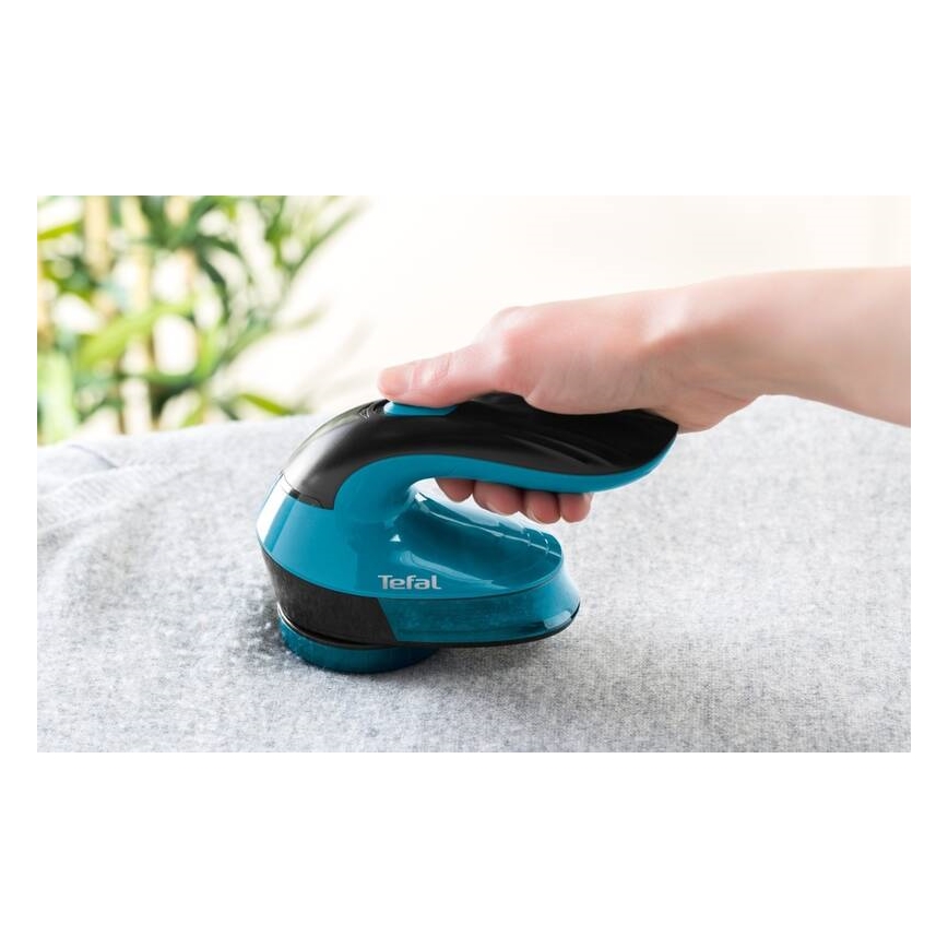 Tefal - Rimuovi-pelucchi LINT 2xAA nero/blu