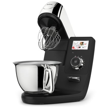 Tefal - Robot da cucina con bilancia integrata I-COACH TOUCH 1200W/230V in acciaio inox