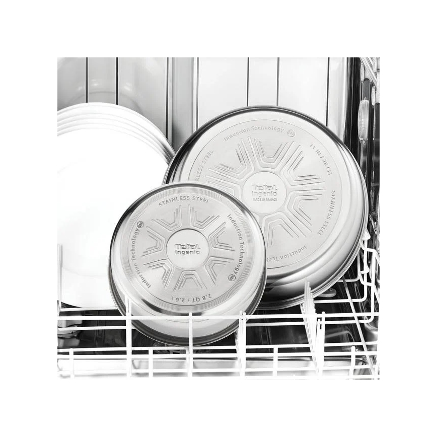 Tefal - Set di pentole 4 pezzi INGENIO EMOTION in acciaio inox
