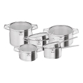 Tefal - Set di 10 pentole NORDICA in acciaio inox