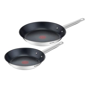 Tefal - Set di 2 padelle COOK EAT 24/28 cm