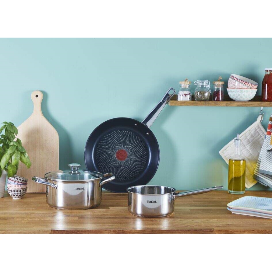 Tefal - Set di 2 padelle COOK EAT 24/28 cm