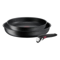 Tefal - Set di 3 padelle INGENIO BLACK STONE