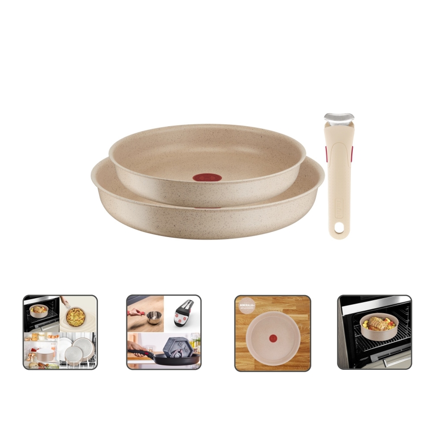 Tefal - Set di 3 padelle INGENIO DELIGHT