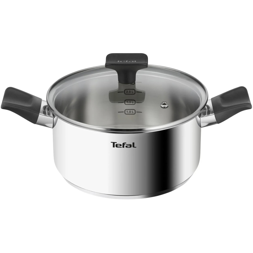 Tefal - Set di 3 pentole DELICIOUS in acciaio inox