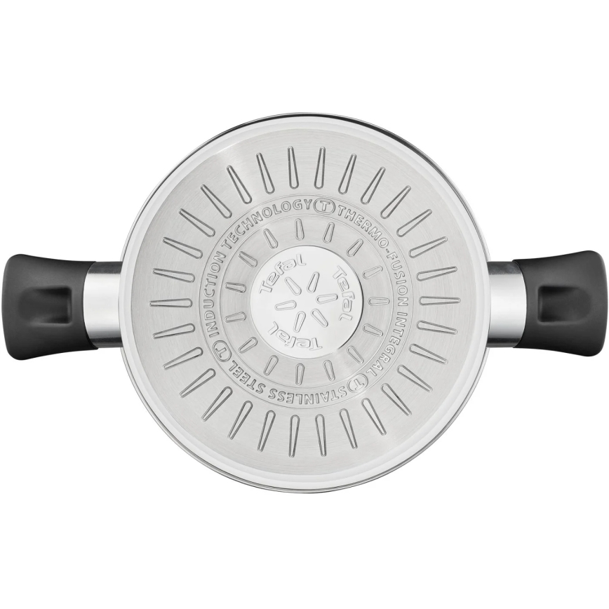 Tefal - Set di 3 pentole DELICIOUS in acciaio inox