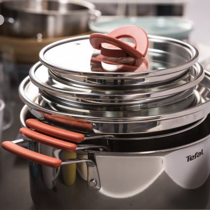 Tefal - Set di 6 pentole OPTI'SPACE