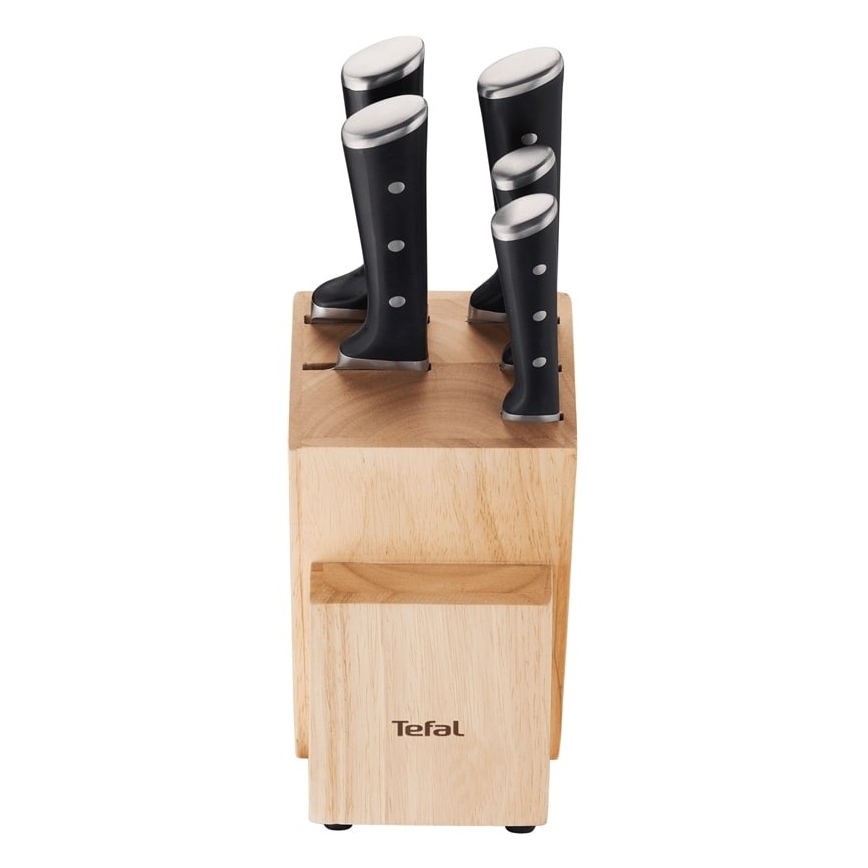 Tefal - Set di coltelli da cucina con supporto ICE FORCE 6 pz