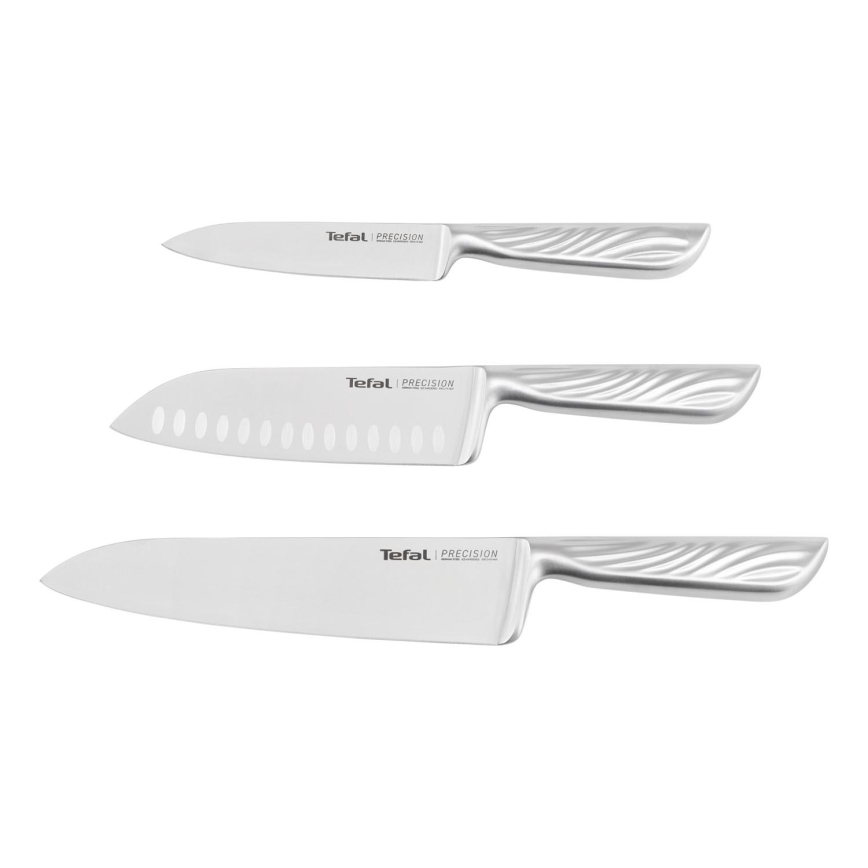 Tefal - Set di coltelli da cucina PRECISION, 3 pezzi