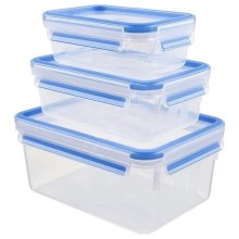 Tefal - Set di contenitori per alimenti 3 pz MASTER SEAL FRESH blu