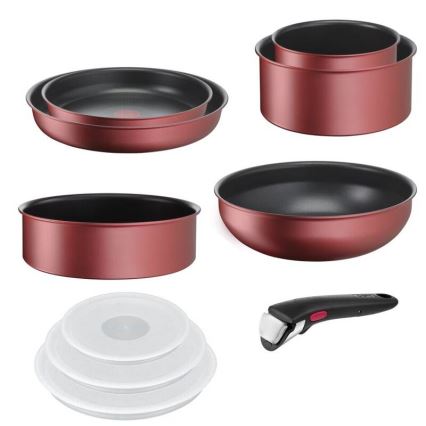 Tefal - Set di pentole 10 pezzi INGENIO DAILY CHEF in rame