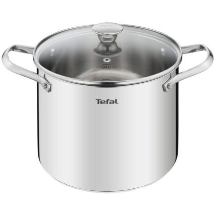 Tefal - Set di pentole 10 pz COOK EAT acciaio inossidabile