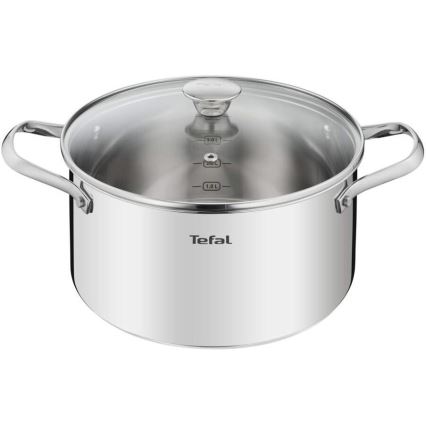 Tefal - Set di pentole 10 pz COOK EAT acciaio inossidabile