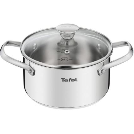 Tefal - Set di pentole 10 pz COOK EAT acciaio inossidabile