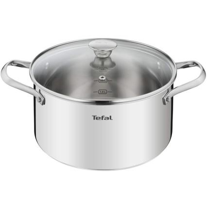 Tefal - Set di pentole 10 pz COOK EAT acciaio inossidabile