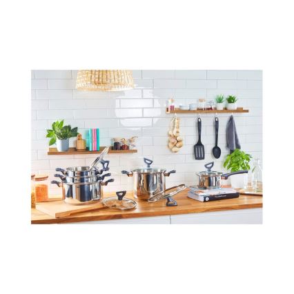 Tefal - Set di pentole 10 pz DAILY COOK acciaio inossidabile