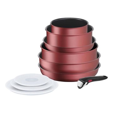 Tefal - Set di pentole 10 pz INGENIO DAILY CHEF rame