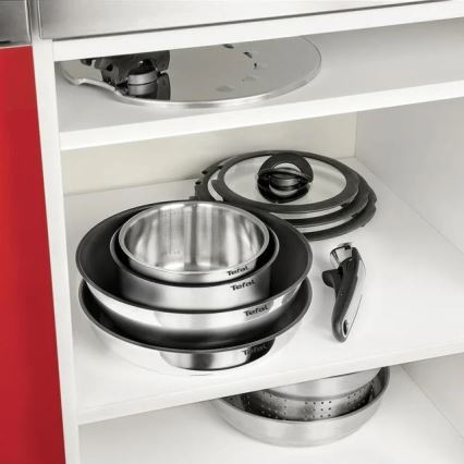 Tefal - Set di pentole 10 pz INGENIO EMOTION acciaio inossidabile