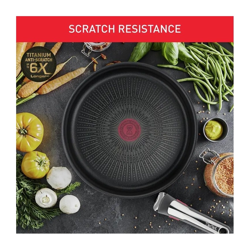 Tefal - Set di pentole 13 pezzi INGENIO PREFERENCE ON in acciaio inossidabile