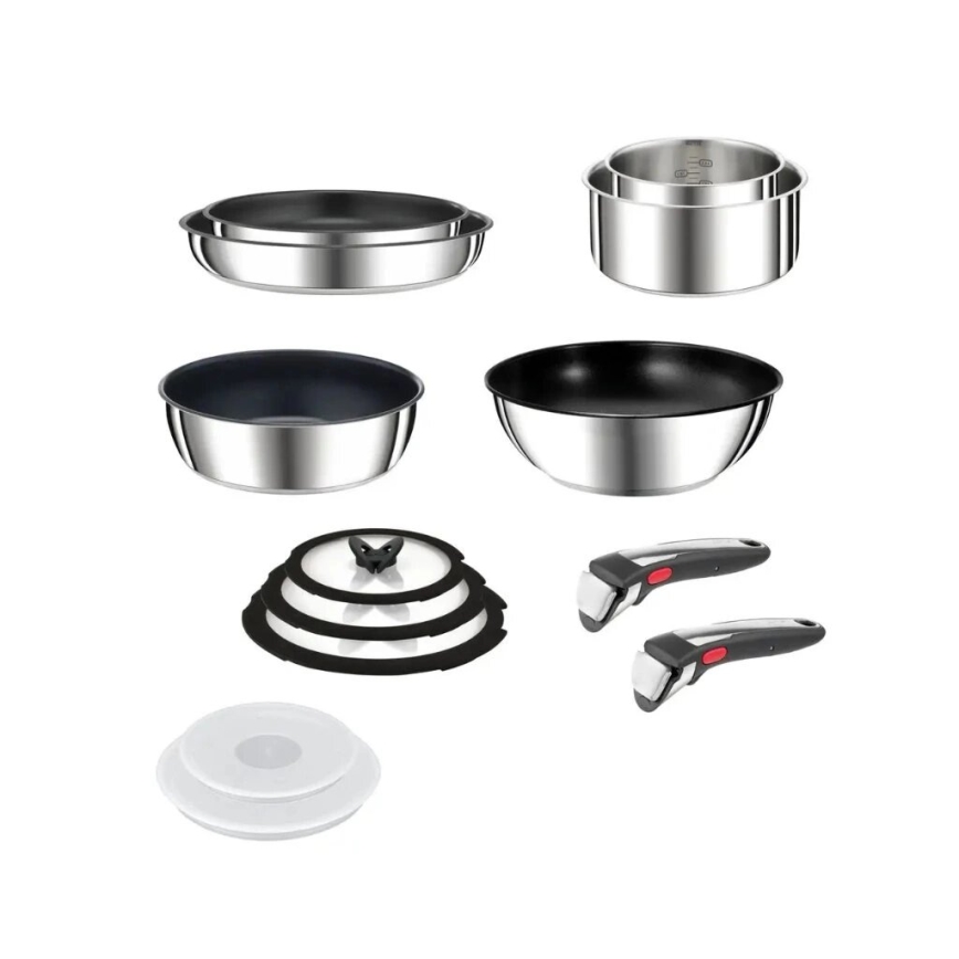 Tefal - Set di pentole 13 pezzi INGENIO PREFERENCE ON in acciaio inossidabile