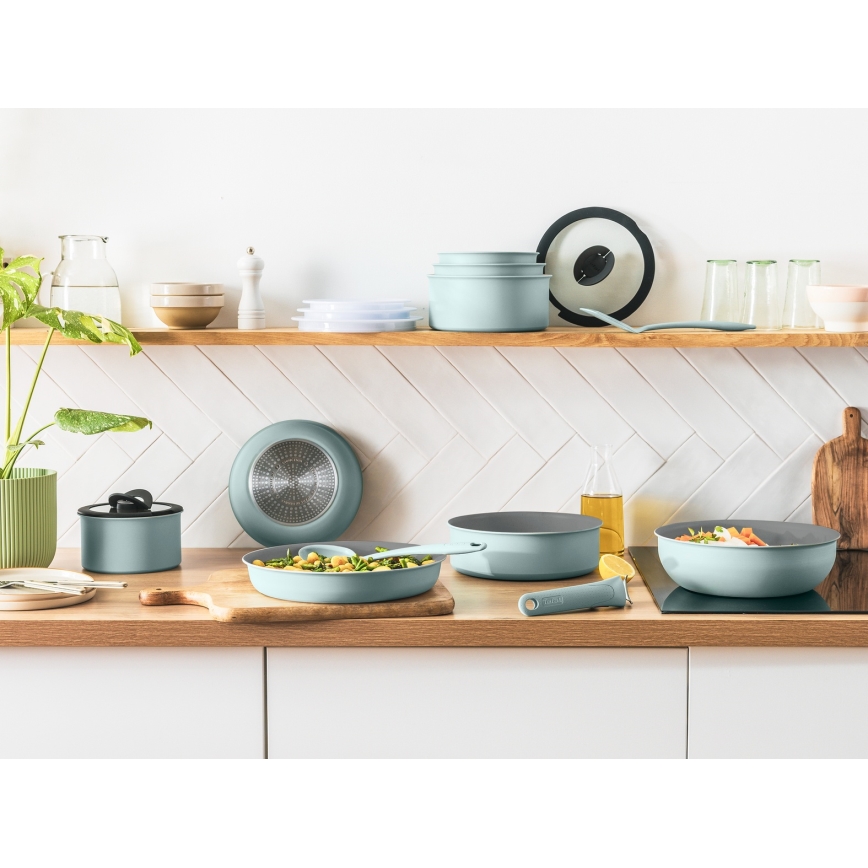 Tefal - Set di pentole 15 pezzi INGENIO HALO