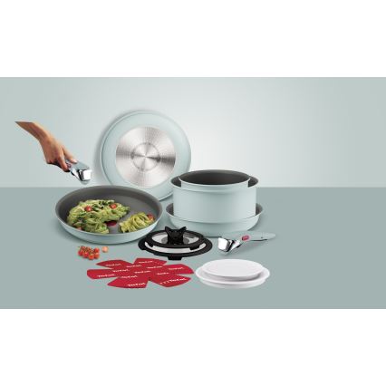 Tefal - Set di pentole 15 pezzi INGENIO HALO