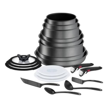 Tefal - Set di pentole 20 pz INGENIO DAILY CHEF ON nero